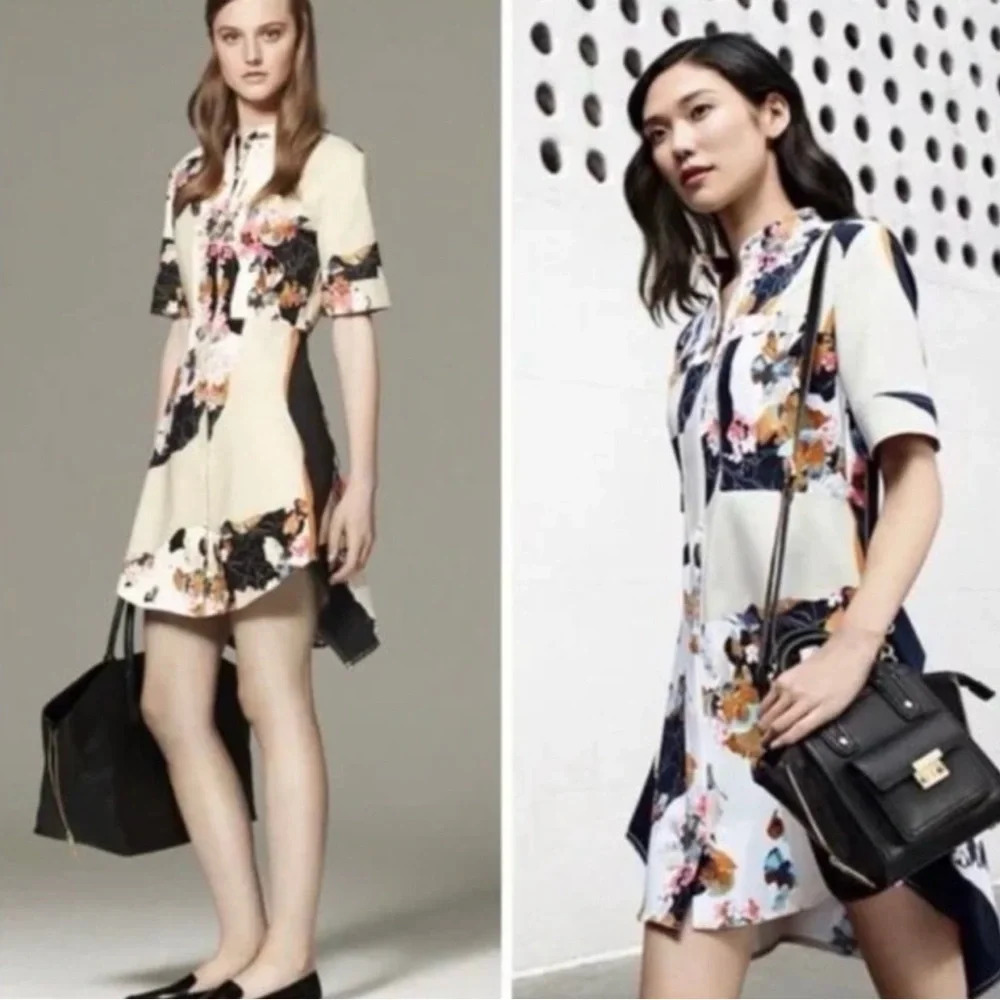 NWT 3.1 Phillip Lim for Target floral boho chic shirt dress XS